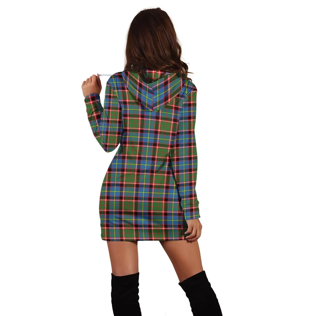 Aikenhead Tartan Hoodie Dress with Family Crest