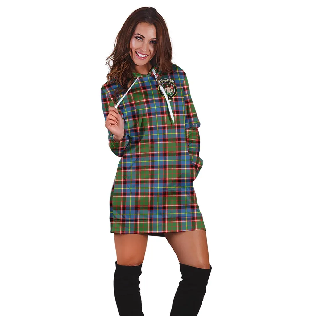 Aikenhead Tartan Hoodie Dress with Family Crest