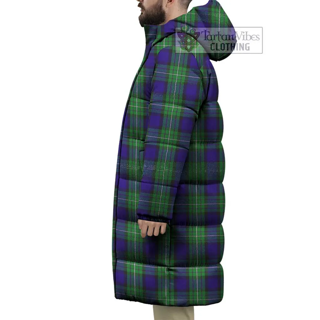 Alexander Tartan Long Down Jacket