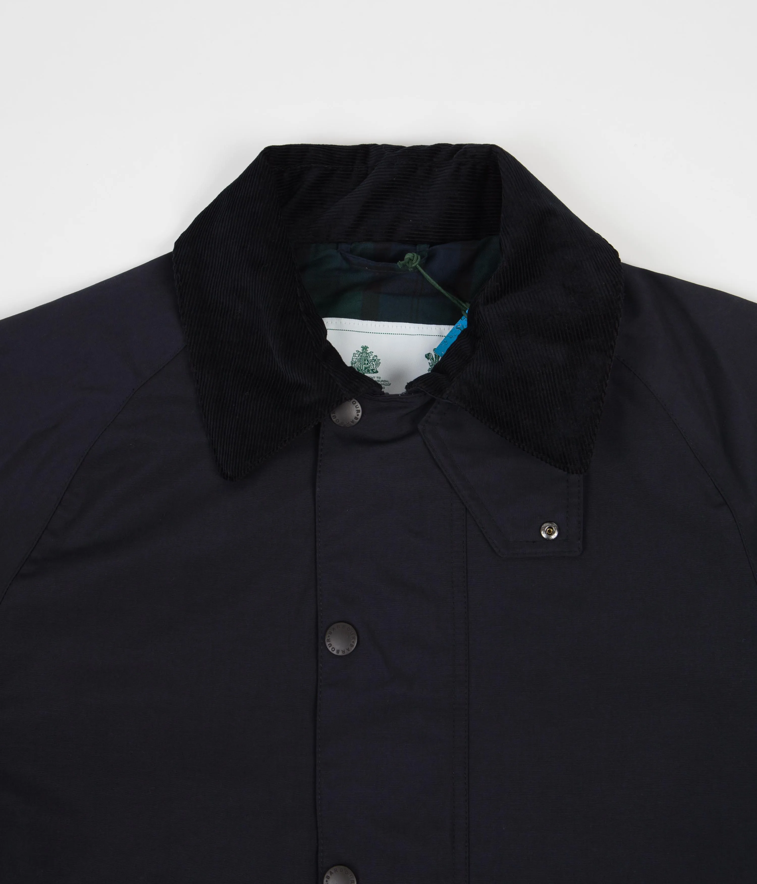 Barbour White Label Slim Burghley Jacket - Navy