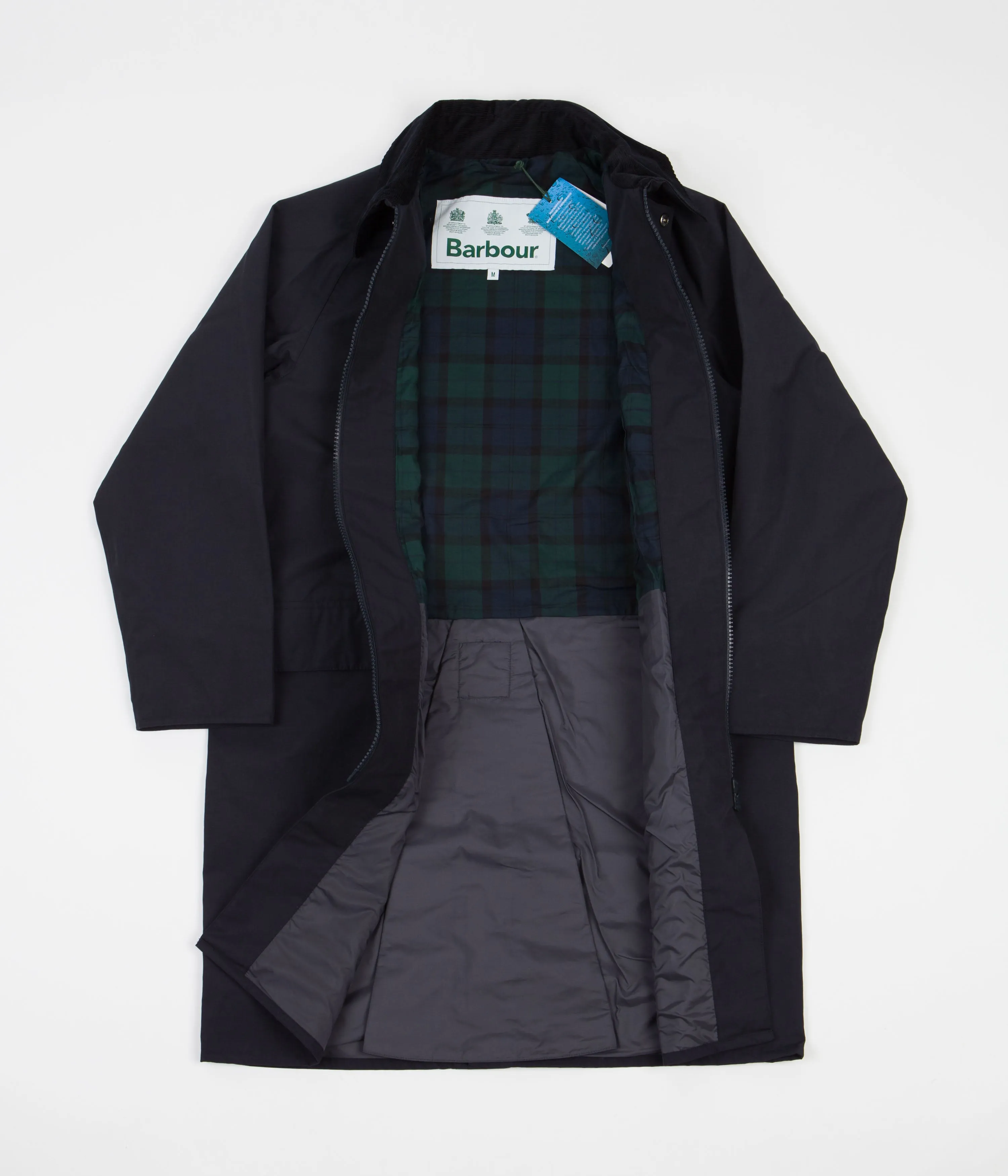 Barbour White Label Slim Burghley Jacket - Navy