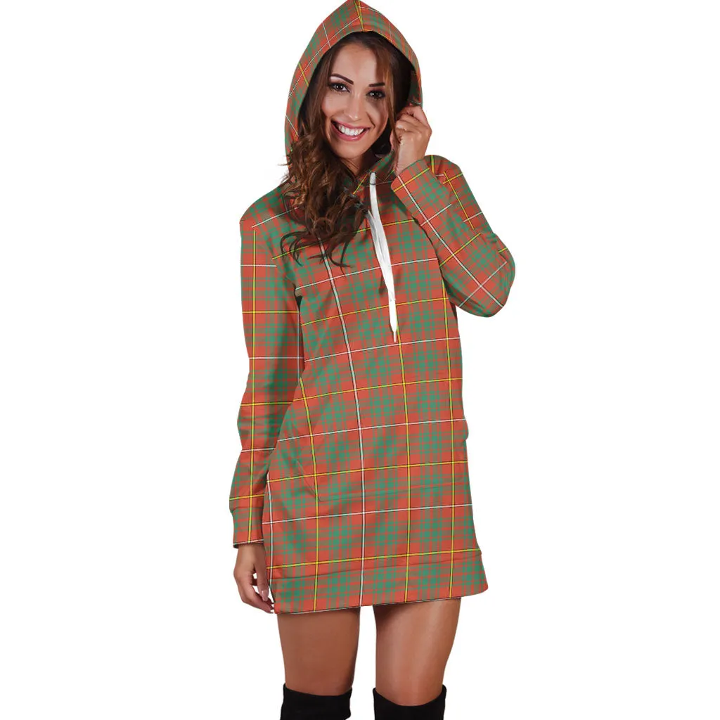 Bruce Ancient Tartan Hoodie Dress