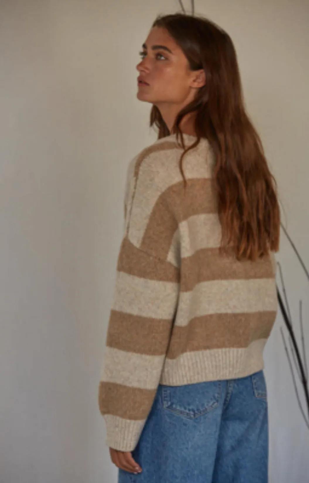 By Together Stripe Crew Sweater