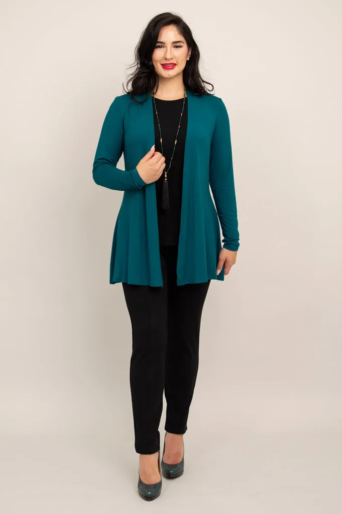 Chopra Jacket, Teal, Bamboo