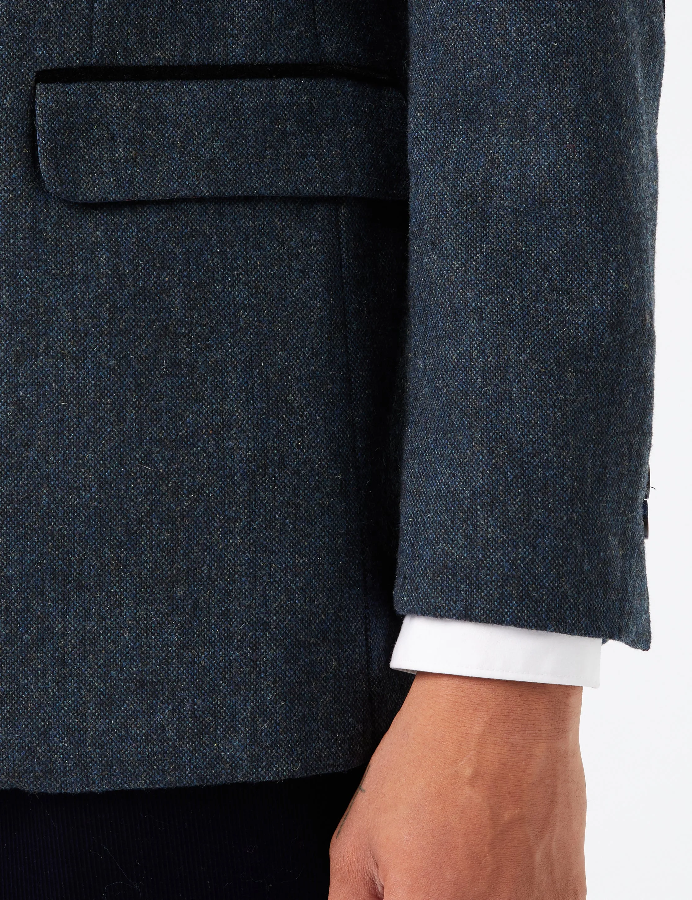 DANE - BLUE TWEED BLAZER