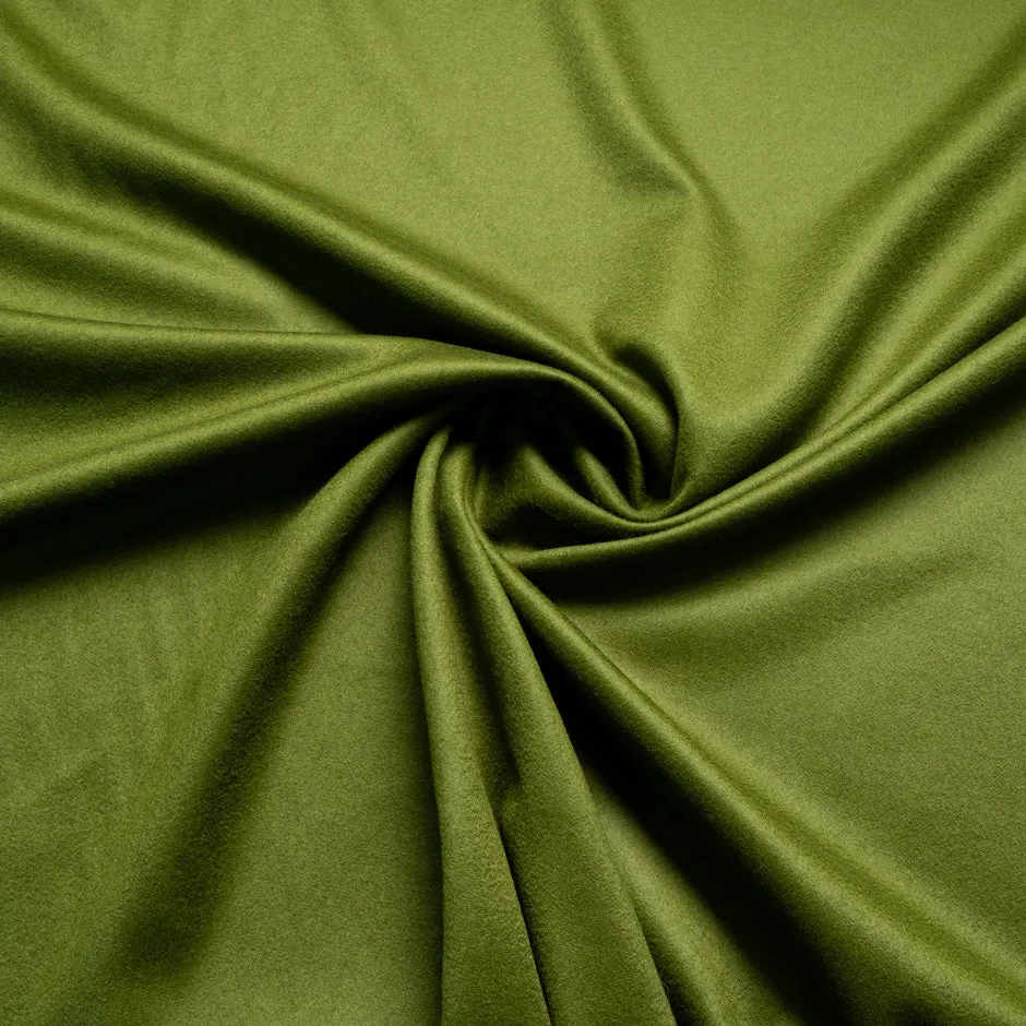 Deep Grass Green Pure Wool