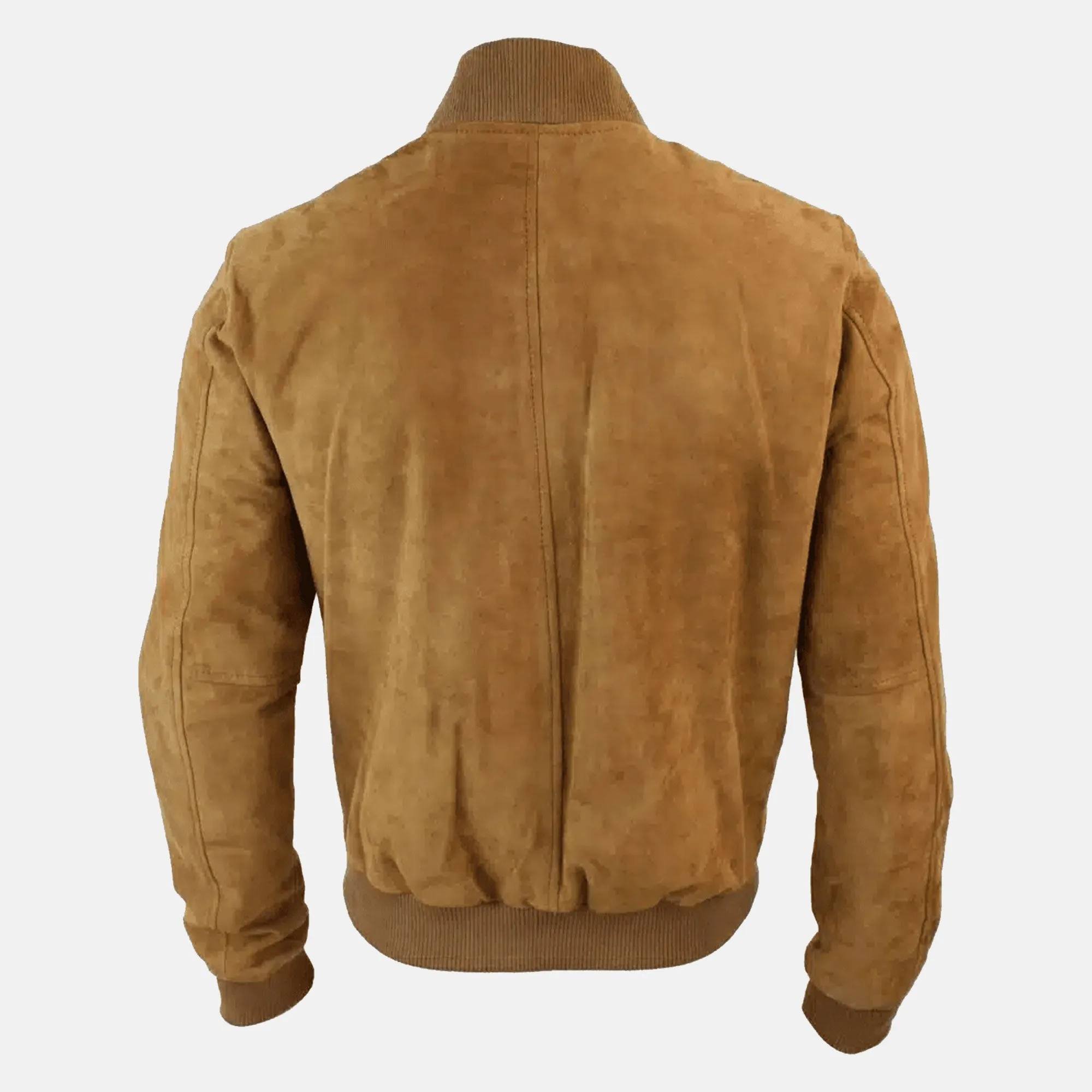 Dorian Mens Leather Bomber Jacket