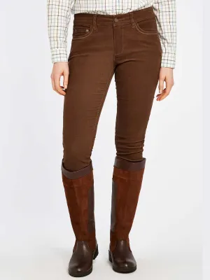 DUBARRY Honeysuckle Ladies Skinny Pincord Jeans - Mocha