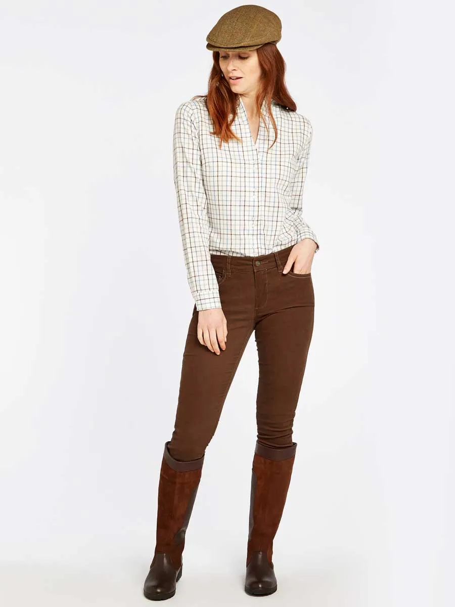 DUBARRY Honeysuckle Ladies Skinny Pincord Jeans - Mocha