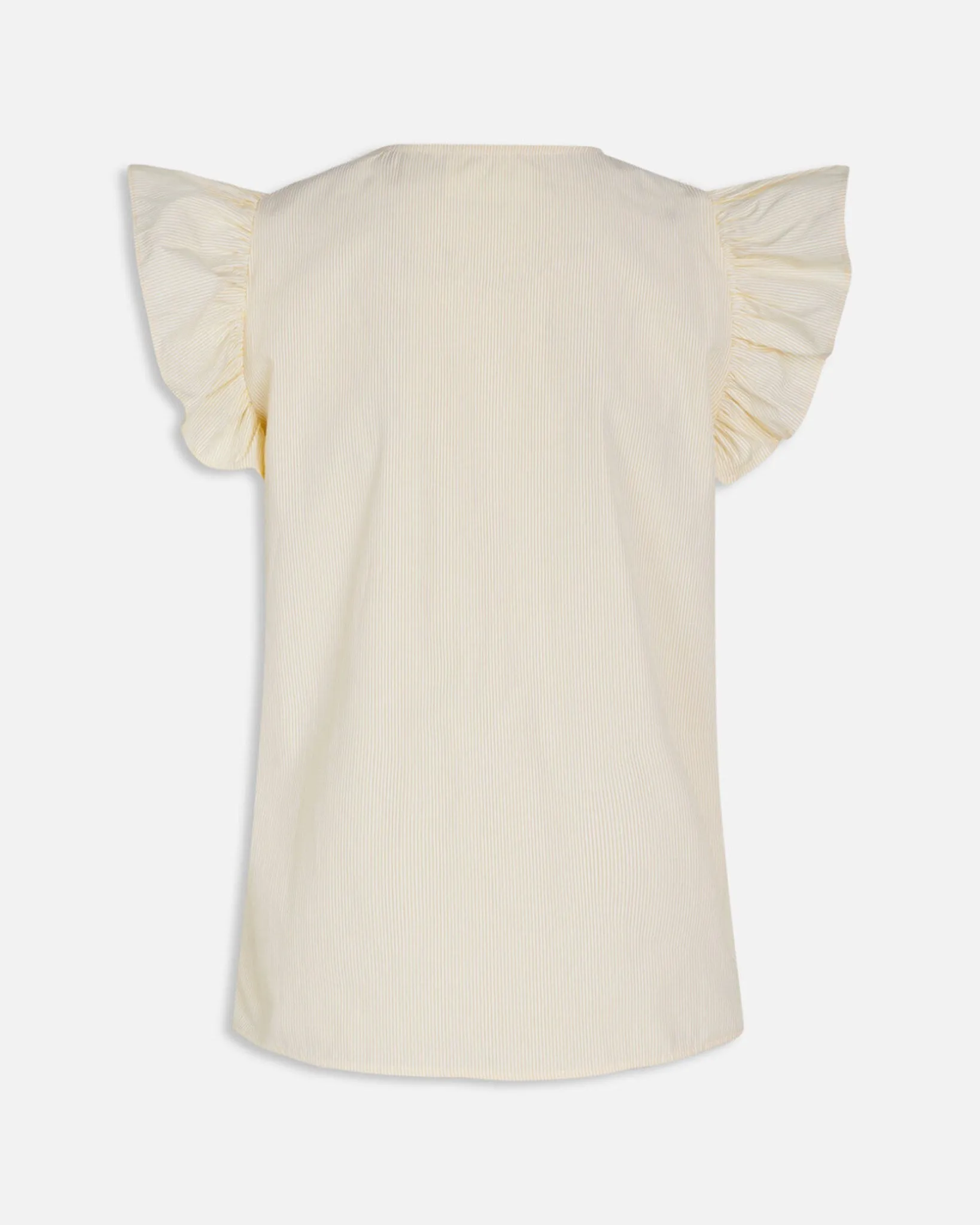 Elga Blouse - Yellow/White