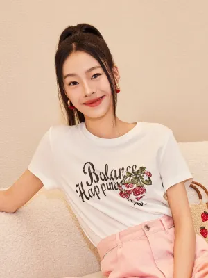 EP YAYING Strawberry T-shirt