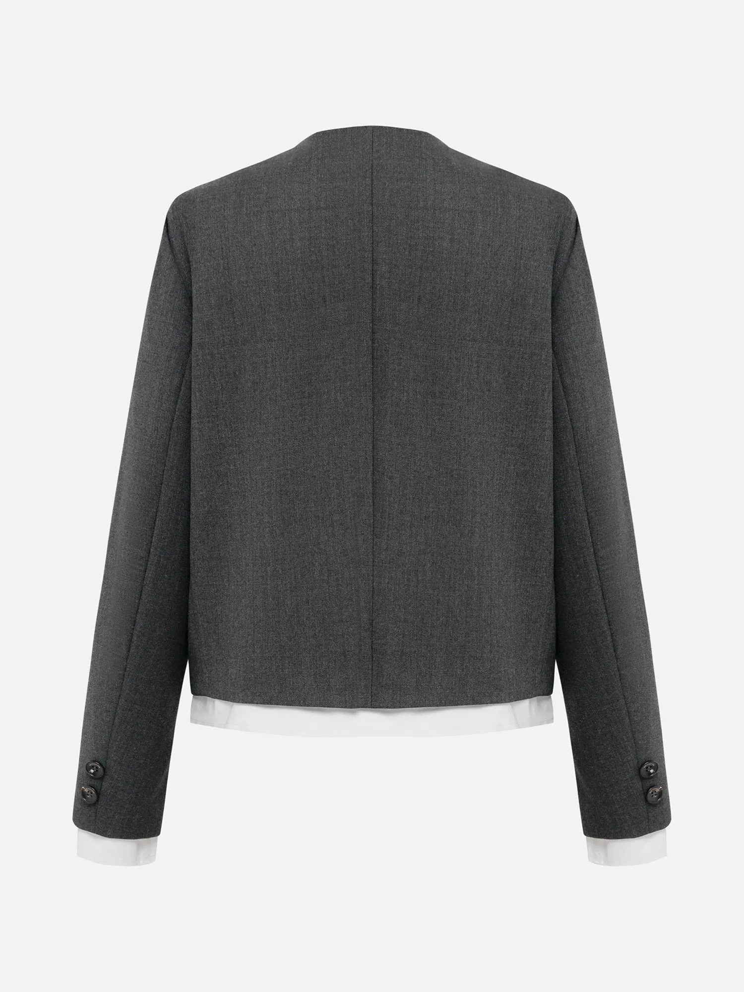 EP YAYING Woolen Commuter Suit Jacket