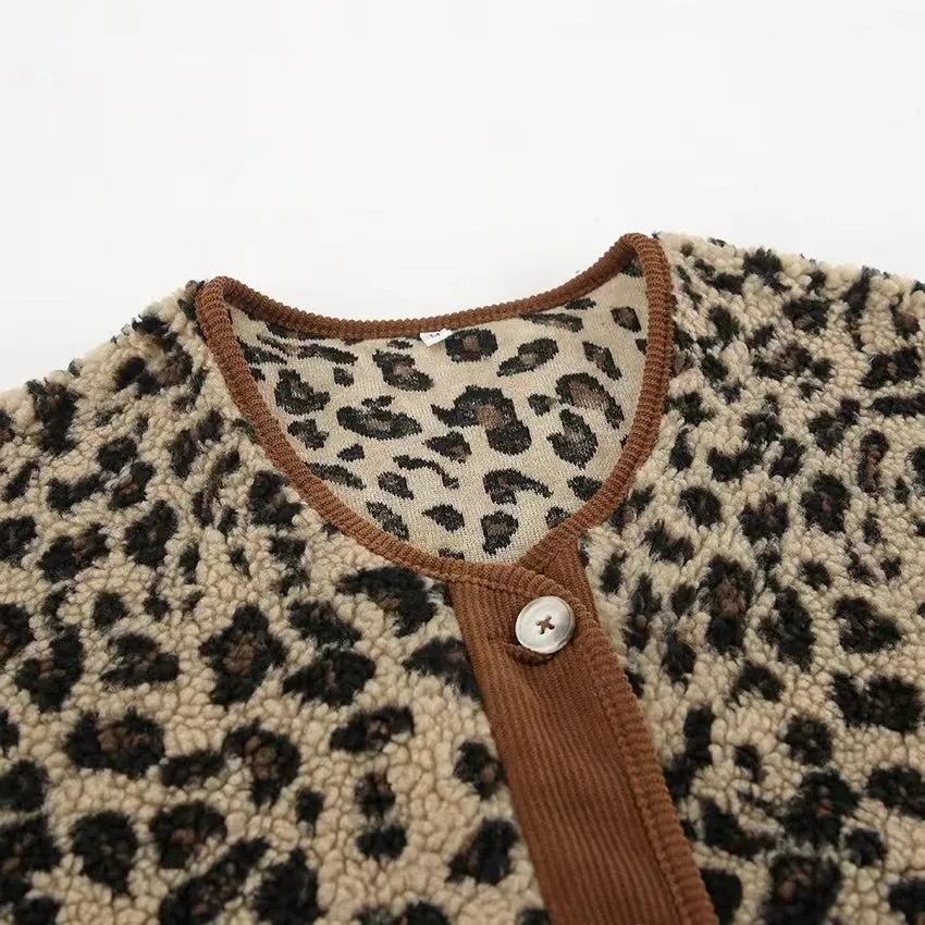 Fashionkova Abigail Leopard Bouclé Jacket