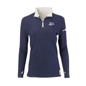 Full Turn Women's Beachwood Cashtec 1/2 Zip - Navy/Cloud