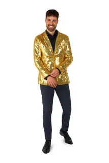 Gold Sequin Jacket Suitmeister Blazer