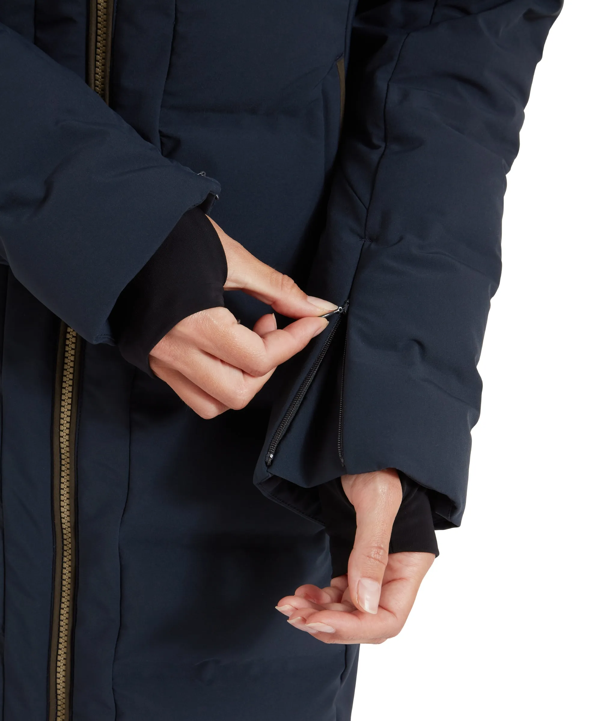 Hurlingham Waterproof Down Coat - Carbon Navy