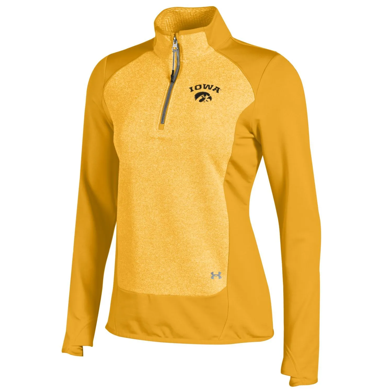 Iowa Hawkeyes Under Armour WOMEN Gold Infrared 1/4 Zip ColdGear Pullover