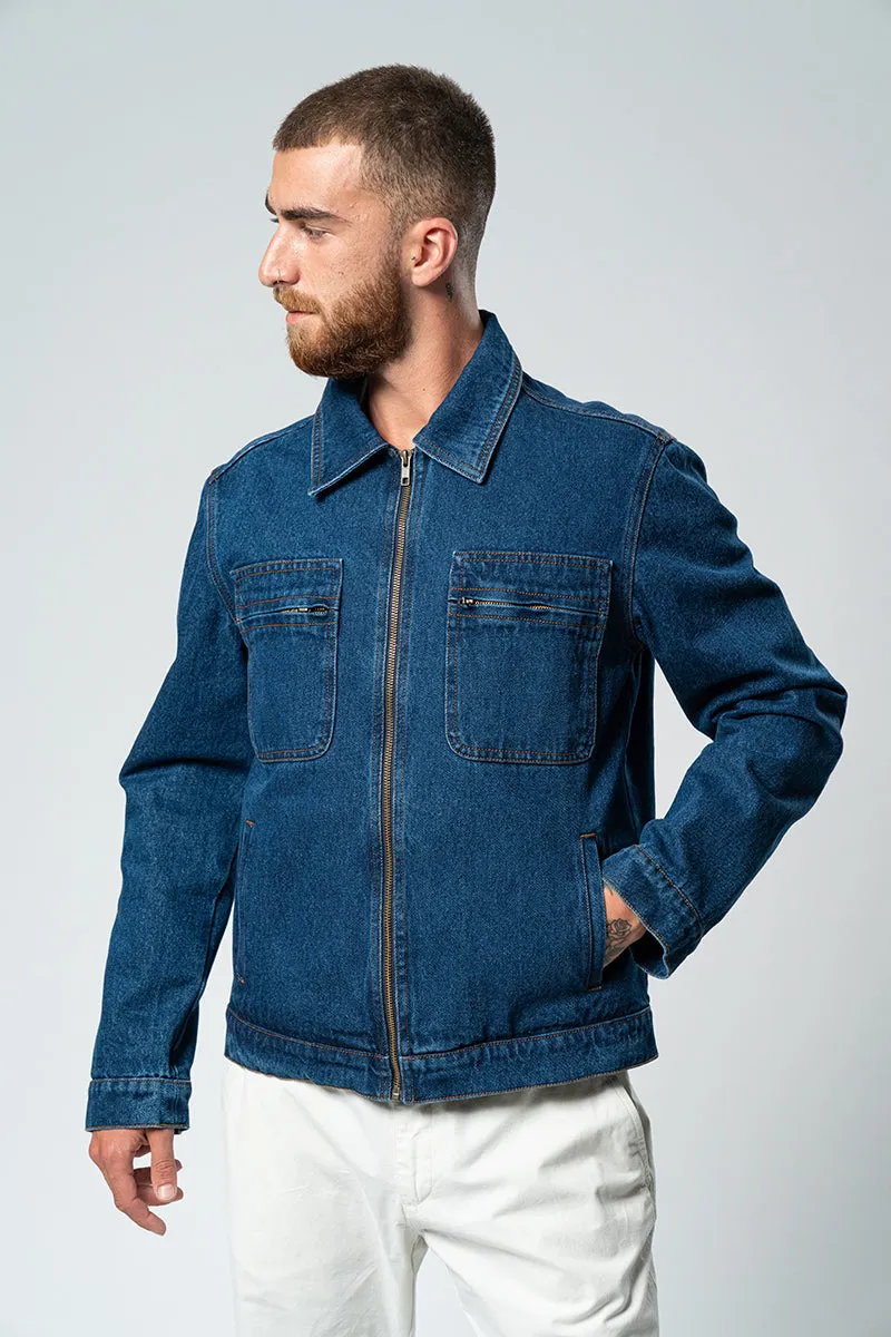 La Paz Jacket - Macedo Trucker Jacket Denim