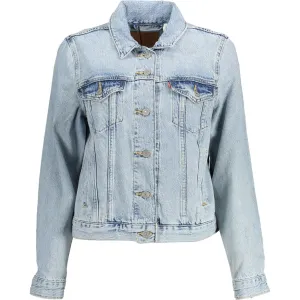 Levi's Light Blue Cotton Women Jacket