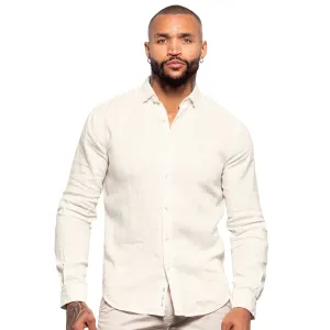 Linen Button Down Shirt - Off-White