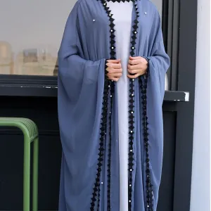 Loose Lace Up Long Sleeved Cardigan Robe For Women