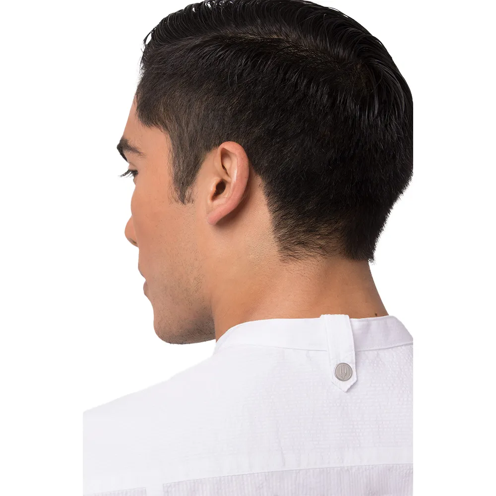 MEN SEERSUCKER SHIRT - White