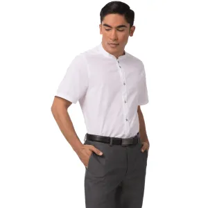 MEN SEERSUCKER SHIRT - White