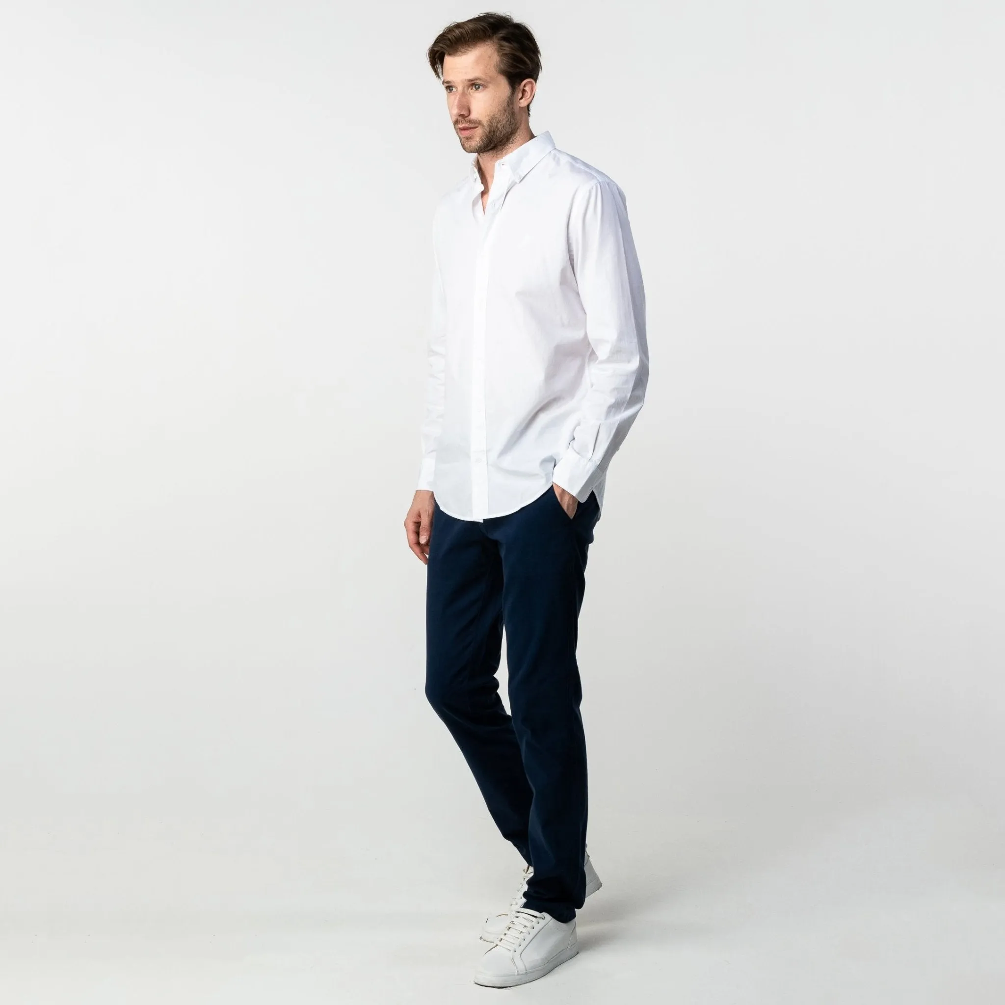 Men's Button Down Poplin Shirt