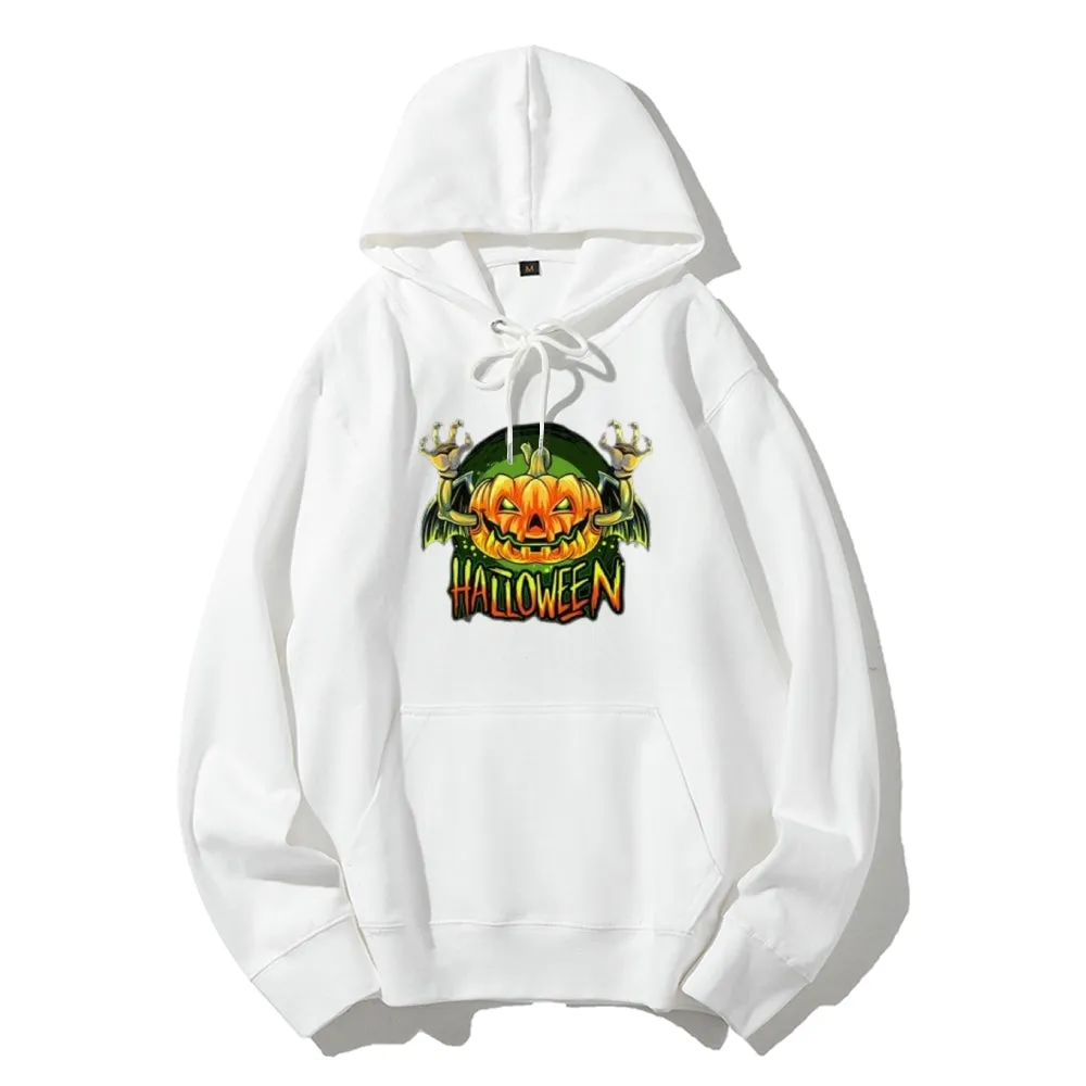 Mens Halloween Vamprie Bat Graphic Hoodies