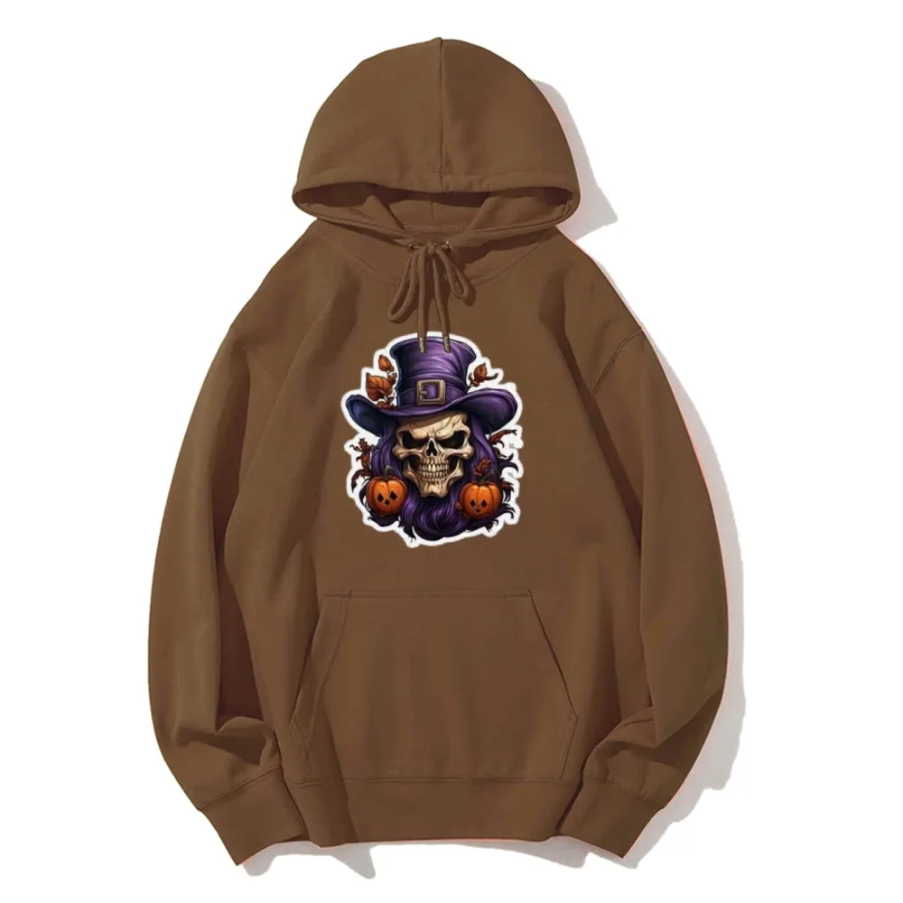 Mens Halloween Witch Hat Graphic Hoodies