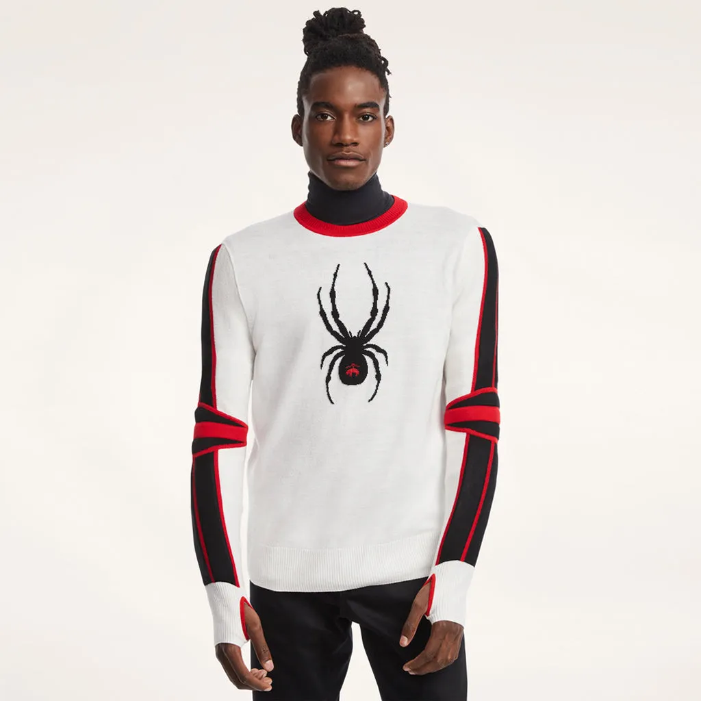 Mens Spyder X Brooks Brothers Crewneck - White