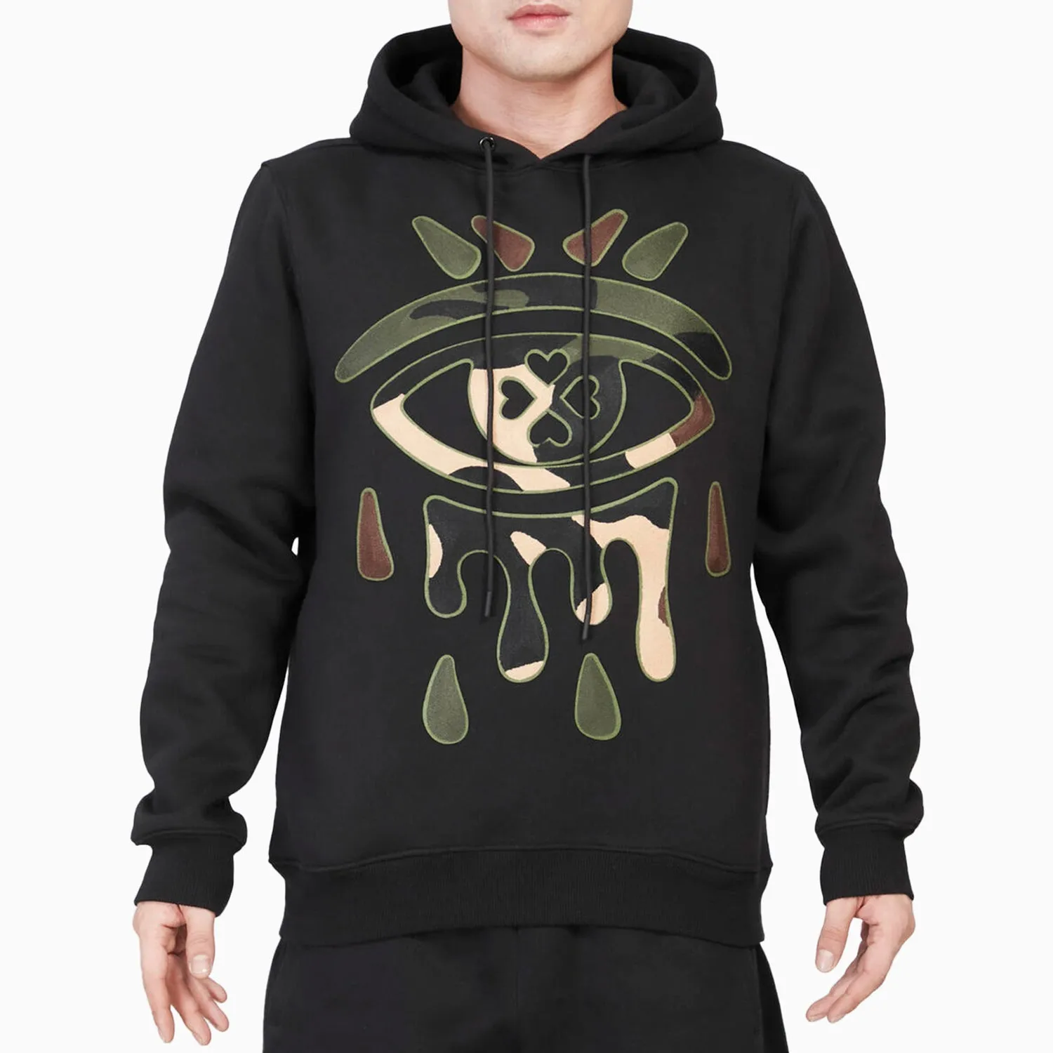 Men's Tears Camo Pull Over Hoodie