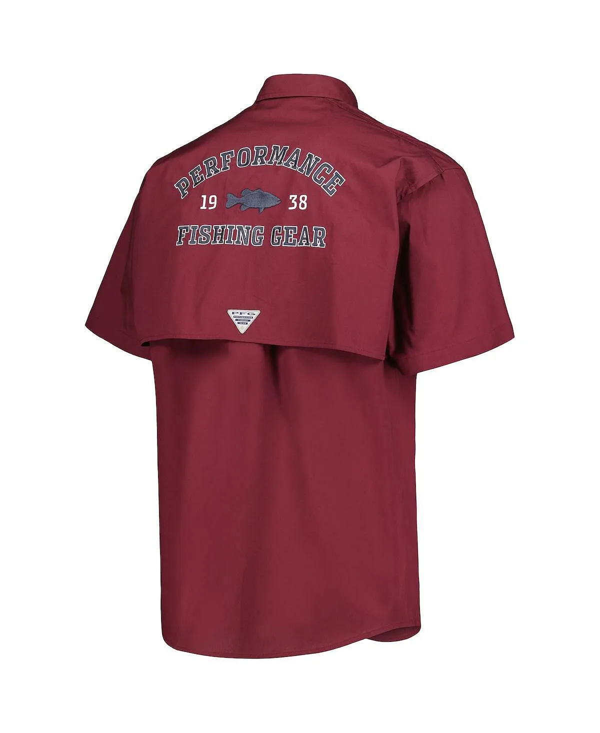 Men's Texas A&M Aggies Bonehead Columbia Button Down Shirt Burgundy