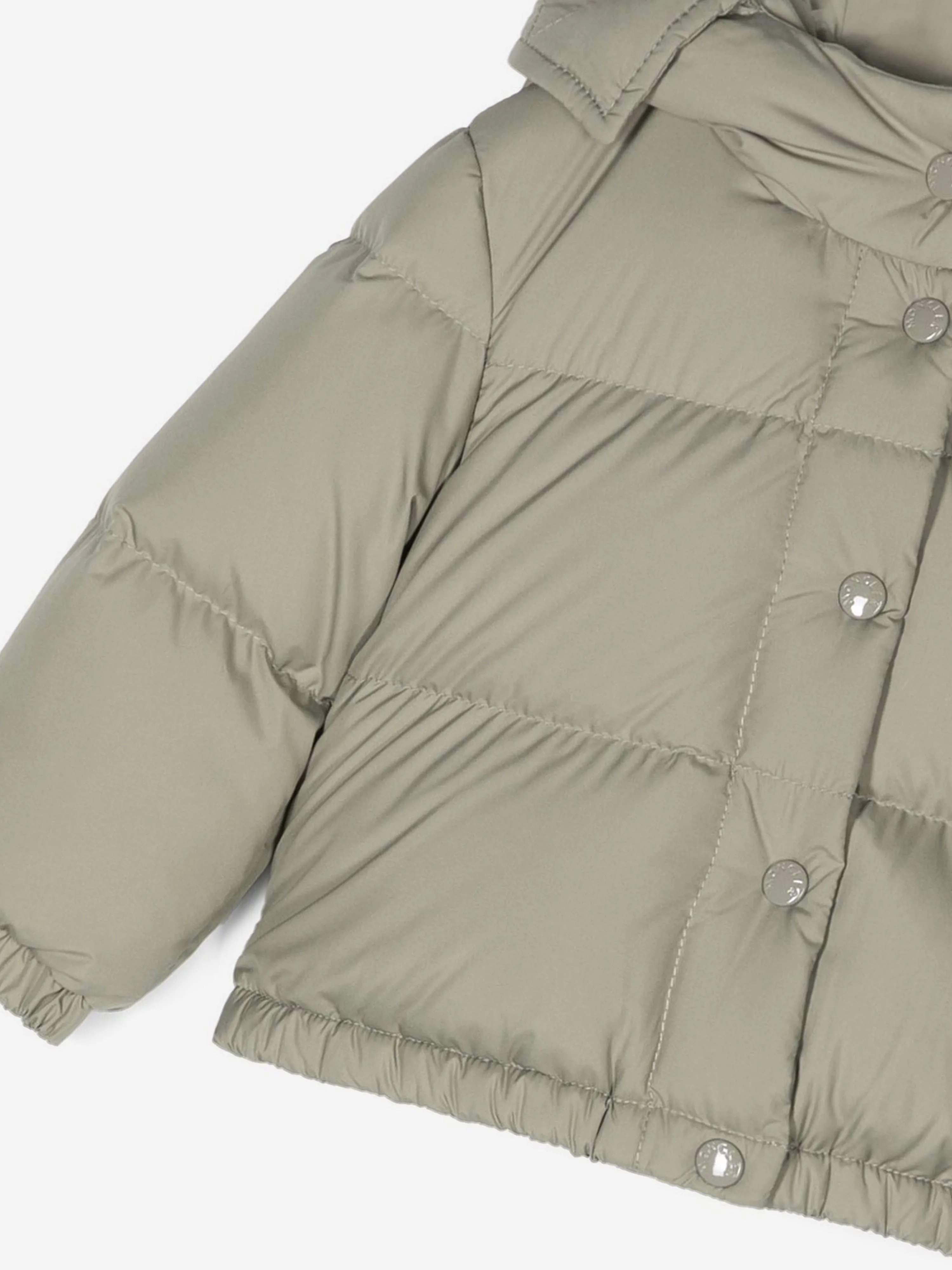 Moncler Enfant Baby Girls Down Padded Laurie Jacket in Green