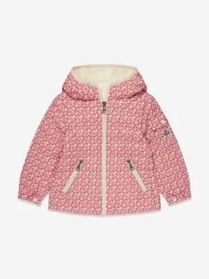 Moncler Enfant Girls Down Padded Gles Jacket in Pink