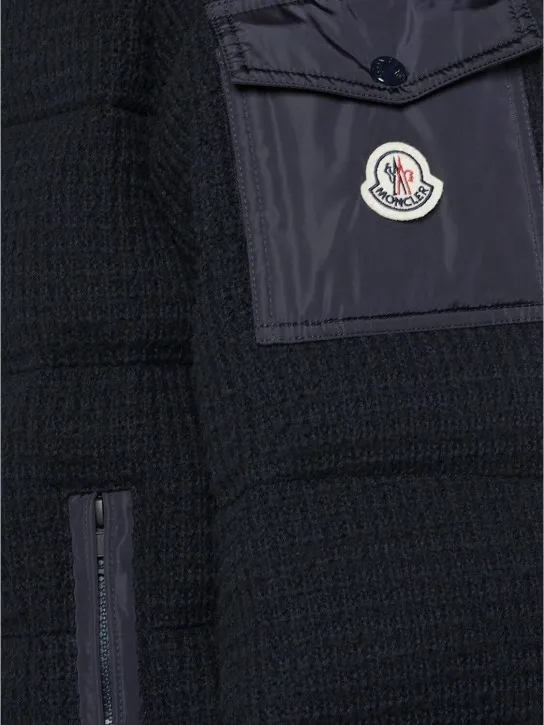 Moncler   Lagdei wool blend down jacket 