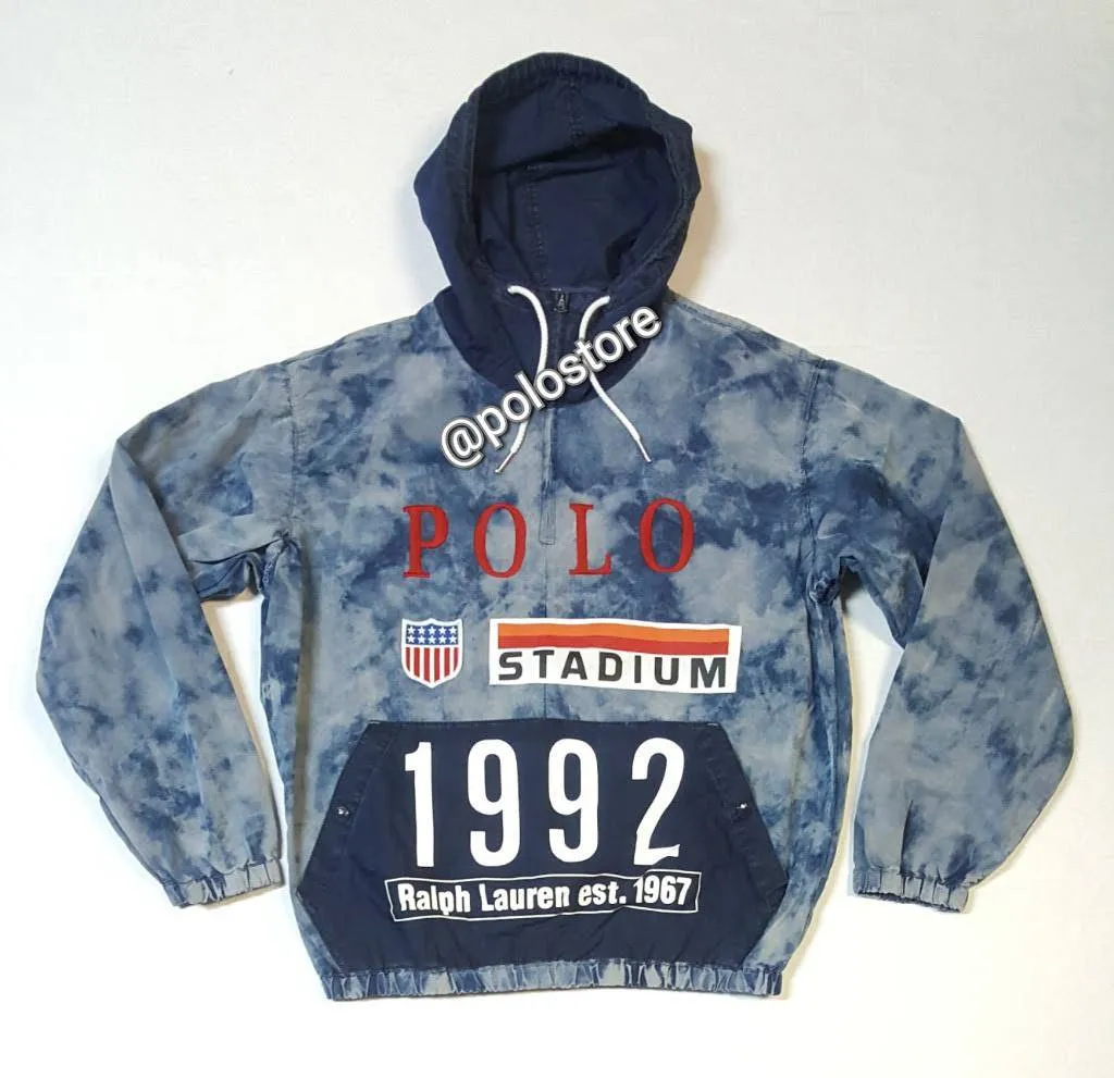 Nwt Polo Ralph Lauren 1992 Polo Stadium Hoodie Pullover