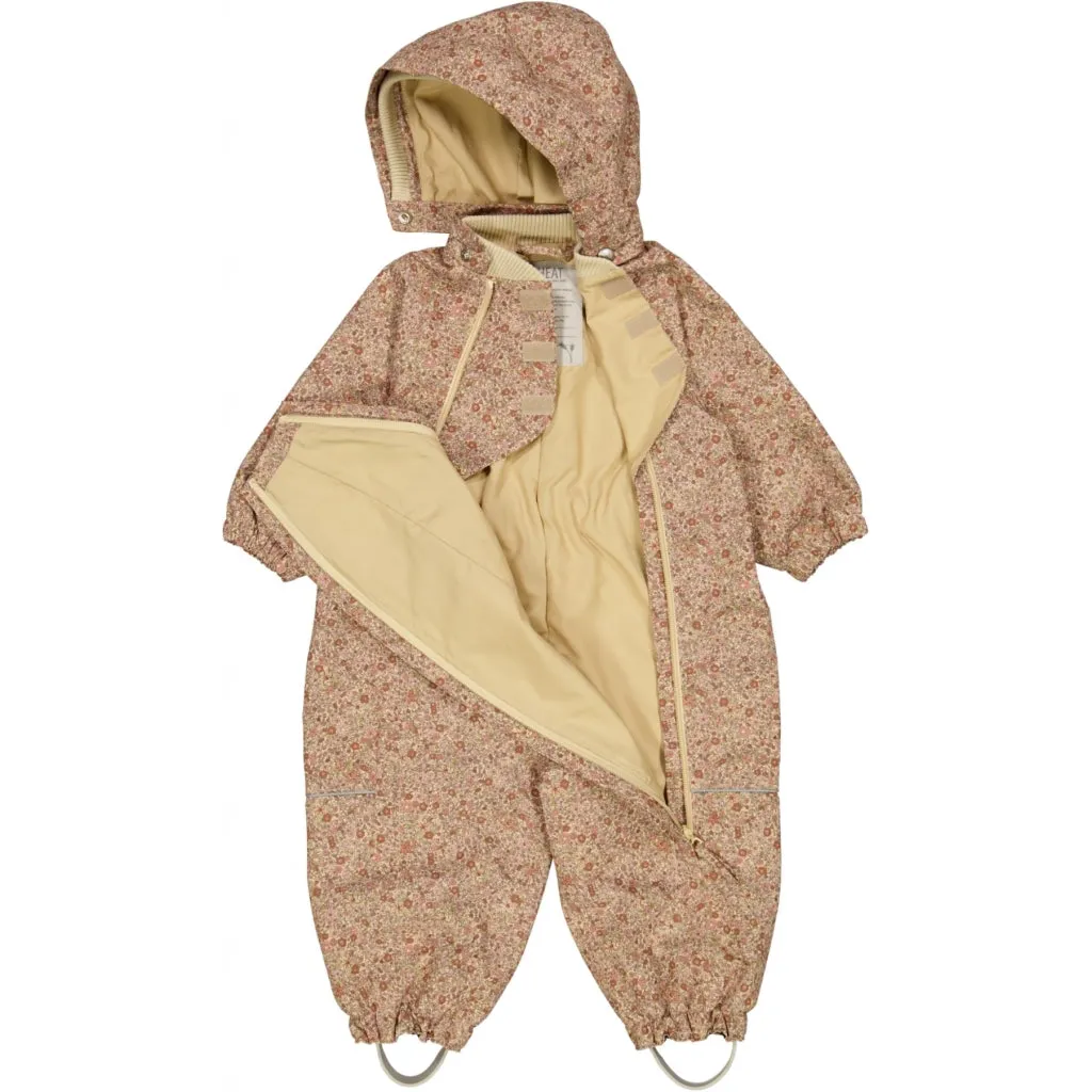 Outdoor suit Olly Tech - barely beige flowers