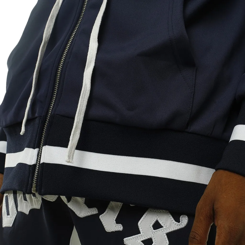 Own The Team Double Stripe Track Jacket Navy