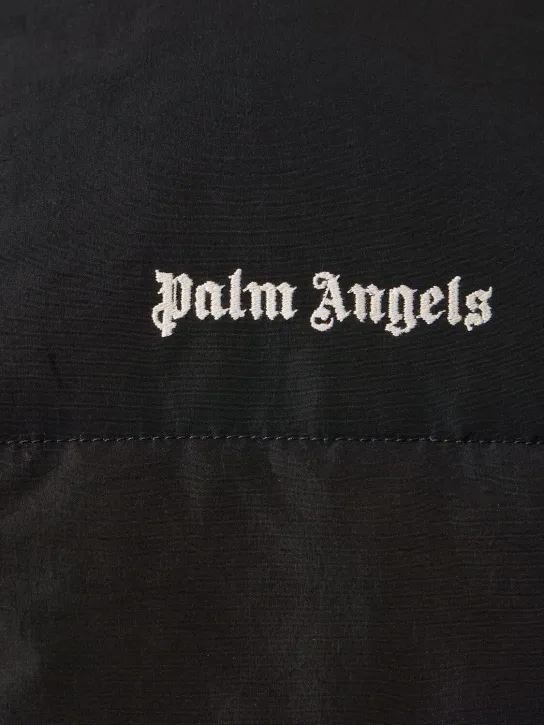 Palm Angels   Classic nylon down hoodie jacket 