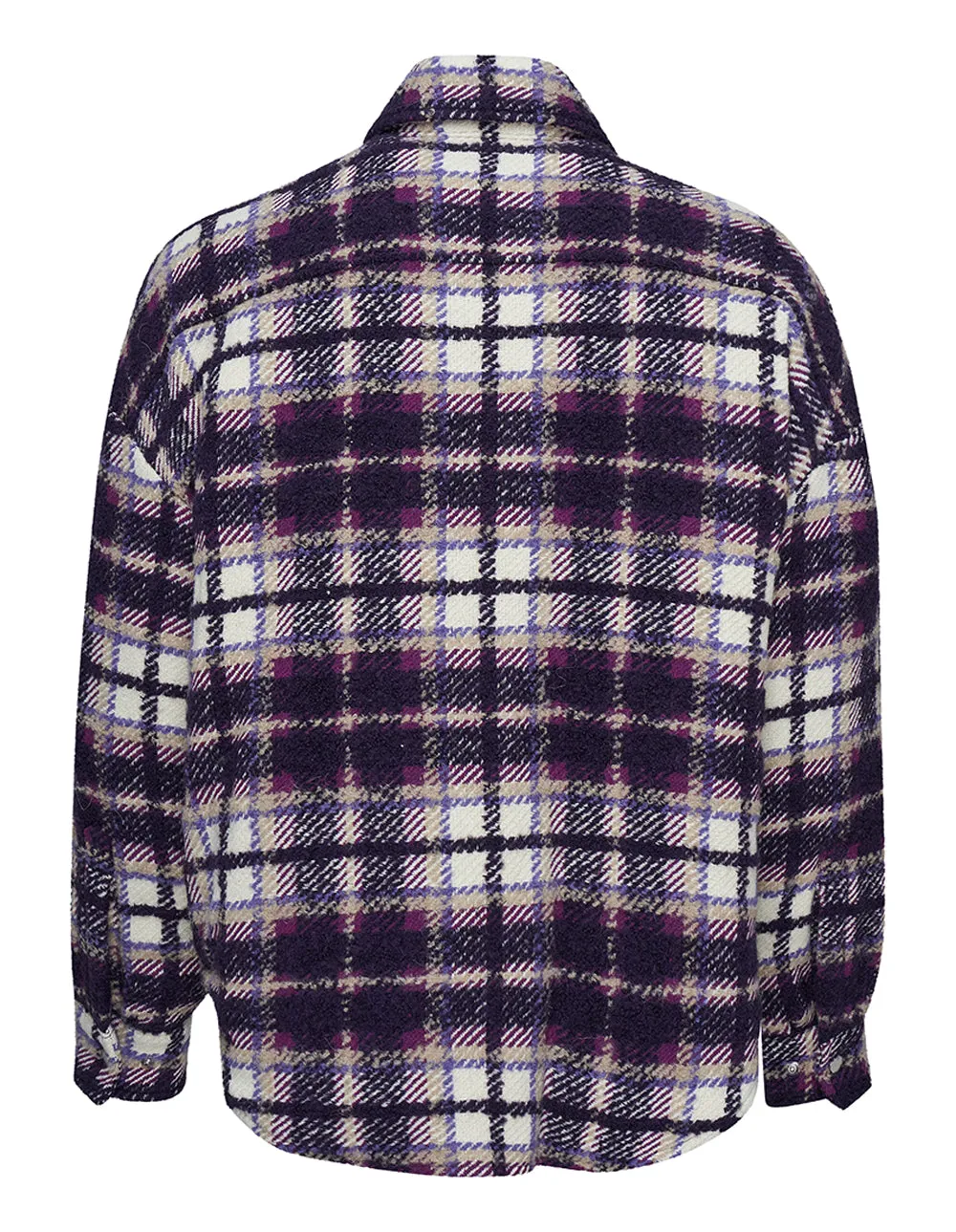 Plaid Viscose Blouson