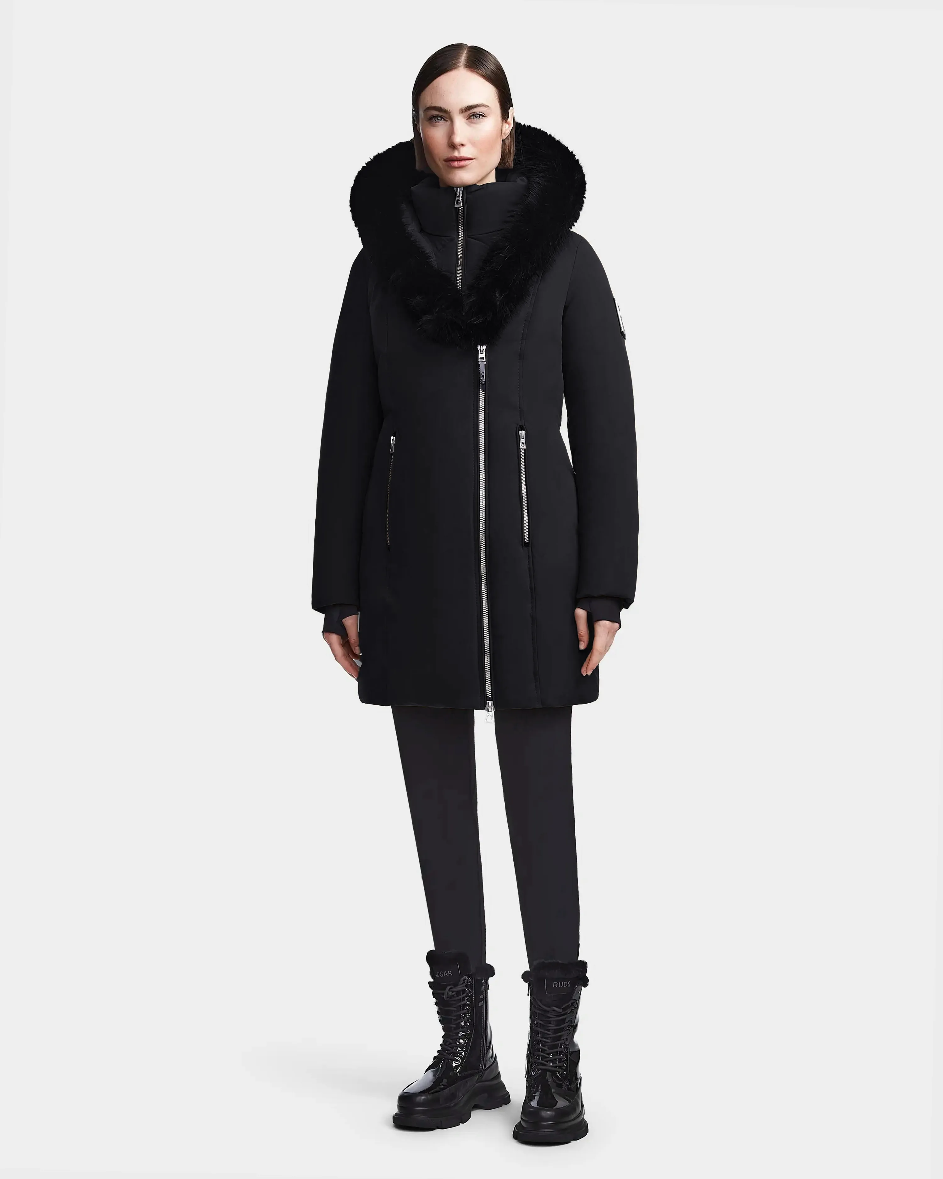 Rudsak Maia M Down Parka Removable Faux Fur