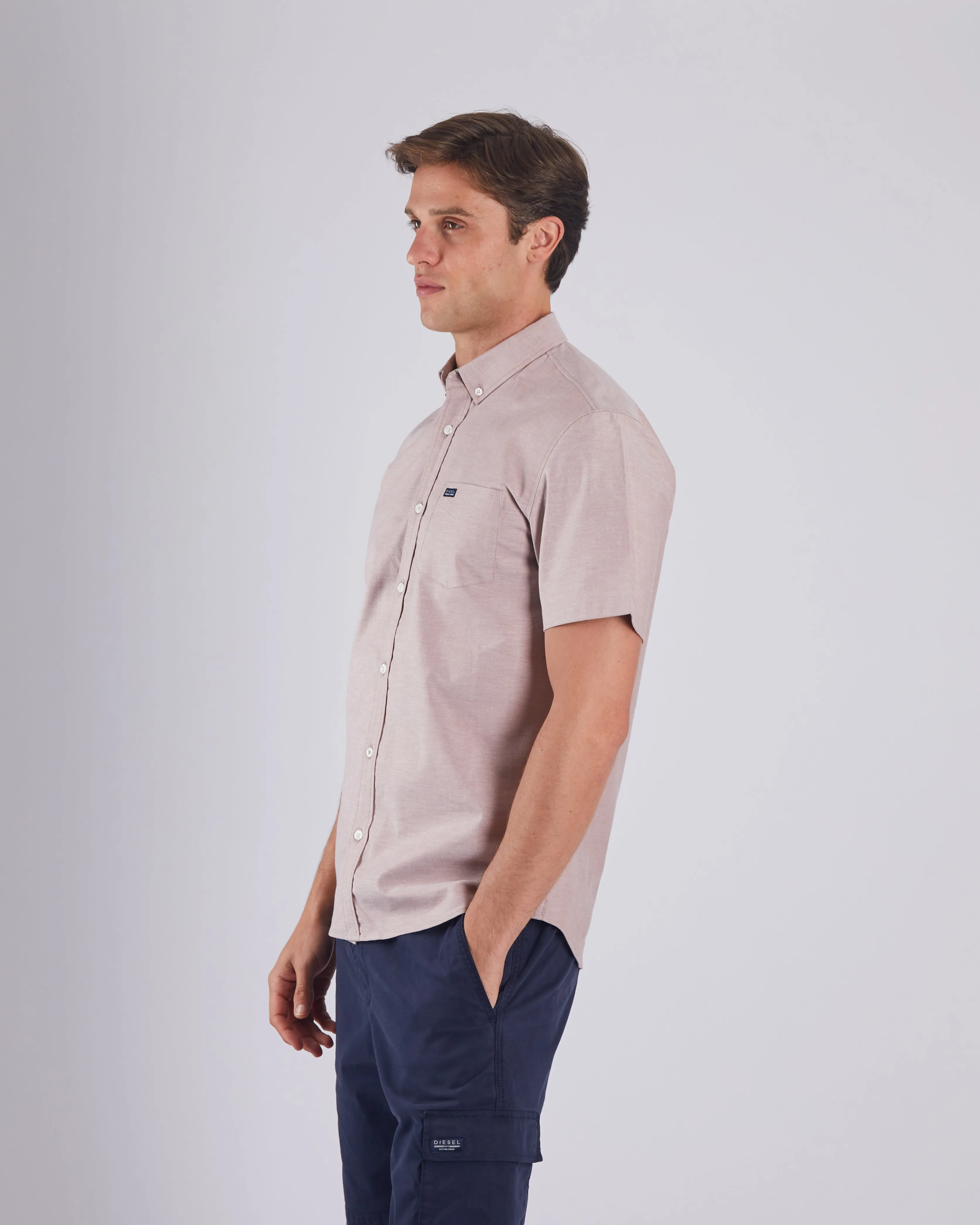 Ryan Oxford SS Shirt Warm Spice