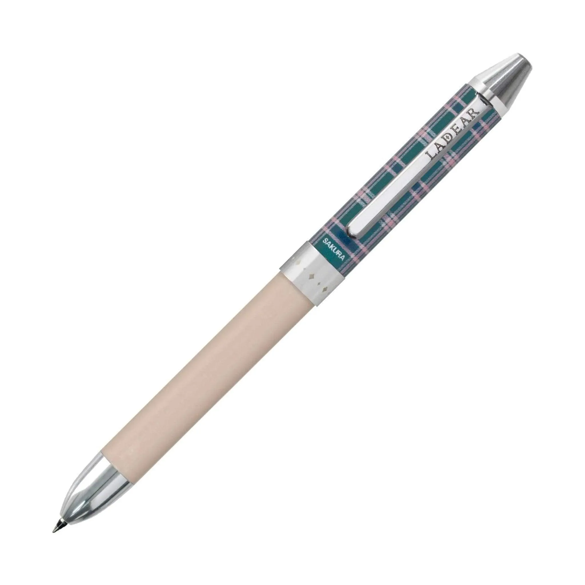 Sakura LADEAR GB3L 0.4MM three-color pen water-based pen bubble shell metal pen GB3L1504 limited plaid texture