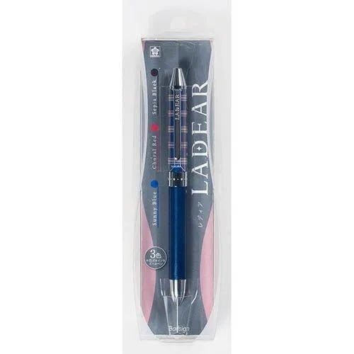 Sakura LADEAR GB3L 0.4MM three-color pen water-based pen bubble shell metal pen GB3L1504 limited plaid texture