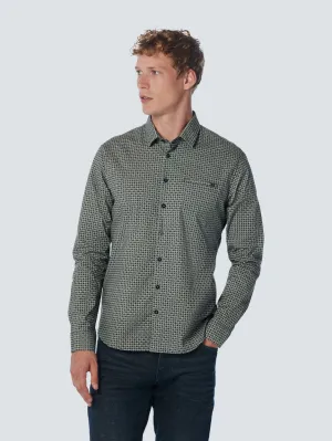 Shirt Stretch Allover Printed | Light Seagreen