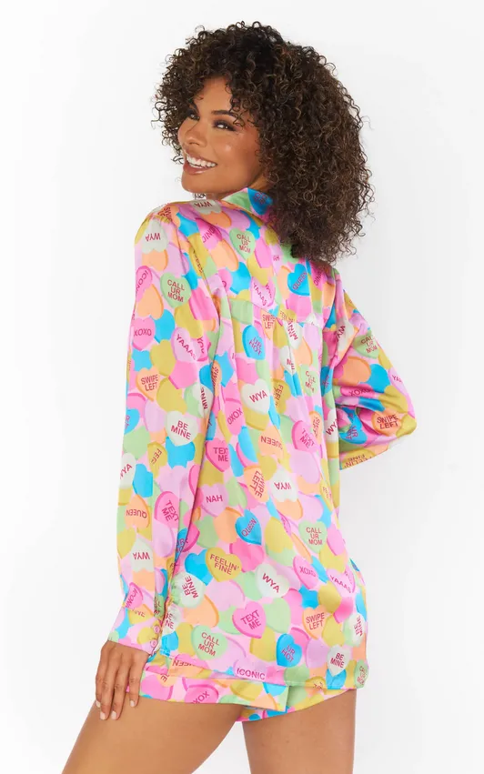 Show Me Your Mumu Early Riser PJ Set - Candy Crush Silky