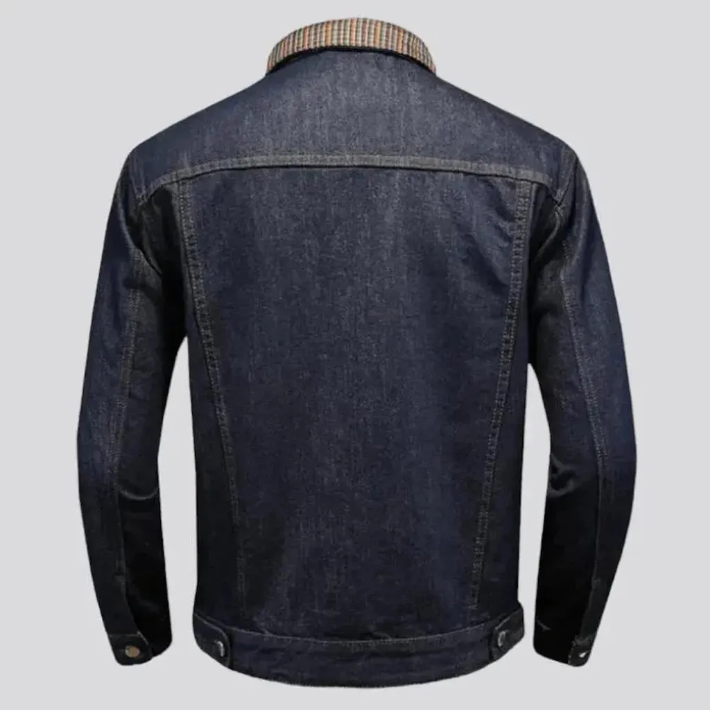 Slim street men's jeans jacket