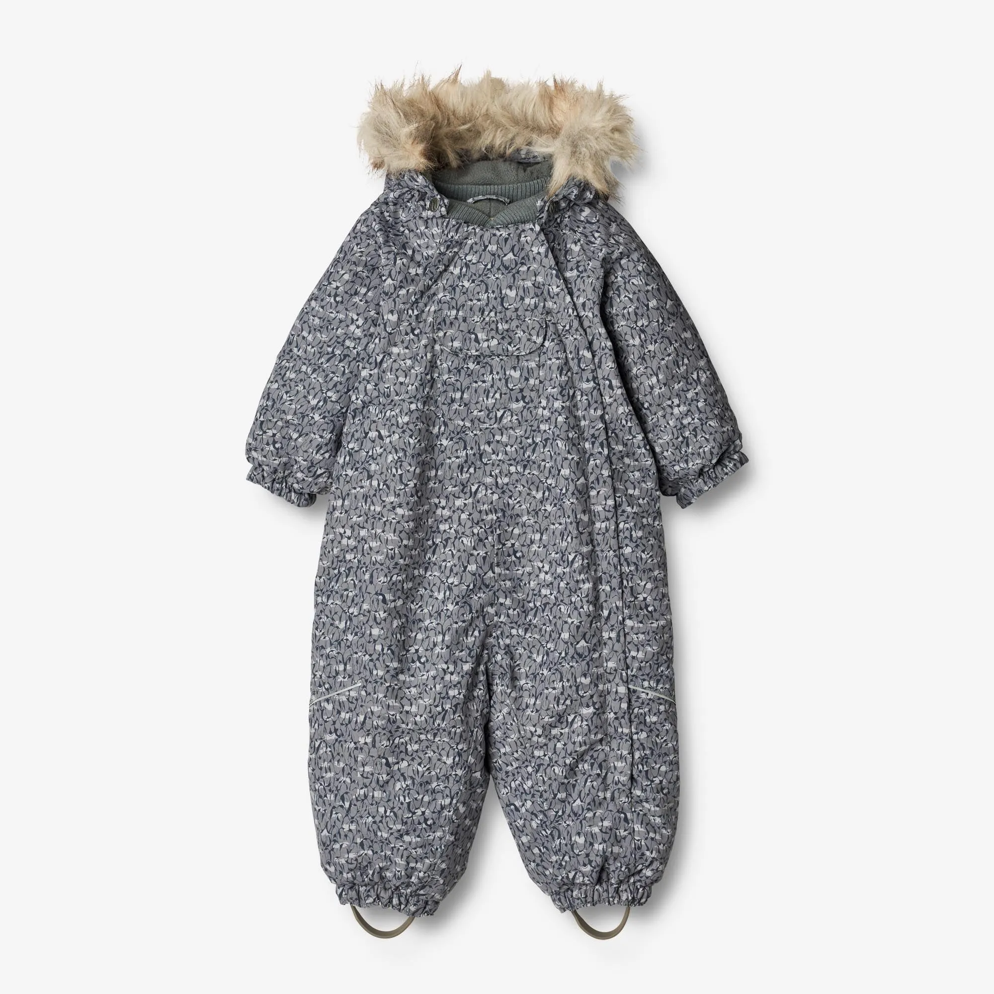 Snowsuit Nickie Tech | Baby - autumn sky penguins