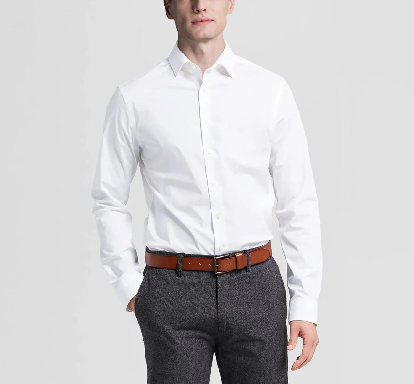 Stretch Slim Fit Button Down